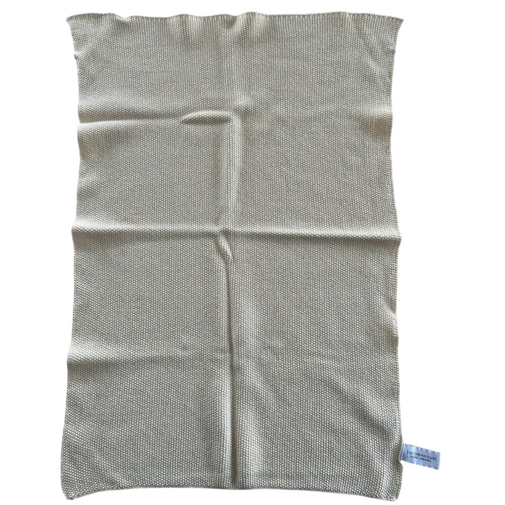 The Farmhouse Rachel Ashwell 100% Cotton Waffle Weave Kitchen Towel Cream